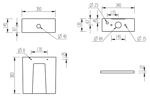Liver Rimless Short Projection Close Coupled Fully Shrouded WC & Soft Close Seat