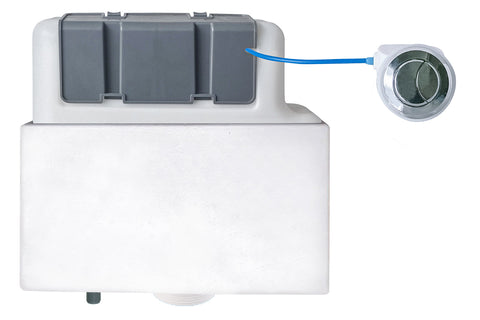 Ventura 900mm Furniture & BTW WC Pack - White Gloss (LH)