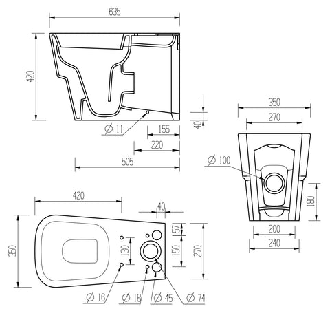 Amazon Close Coupled WC & Soft Close Seat