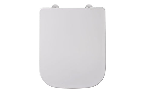 Till Square Soft Close Toilet Seat (Slim Depth) - White