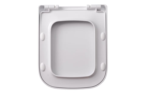 Till Square Soft Close Toilet Seat (Slim Depth) - White