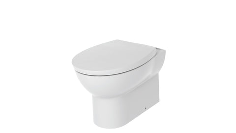 Rimless Back To Wall WC & Soft Close Seat