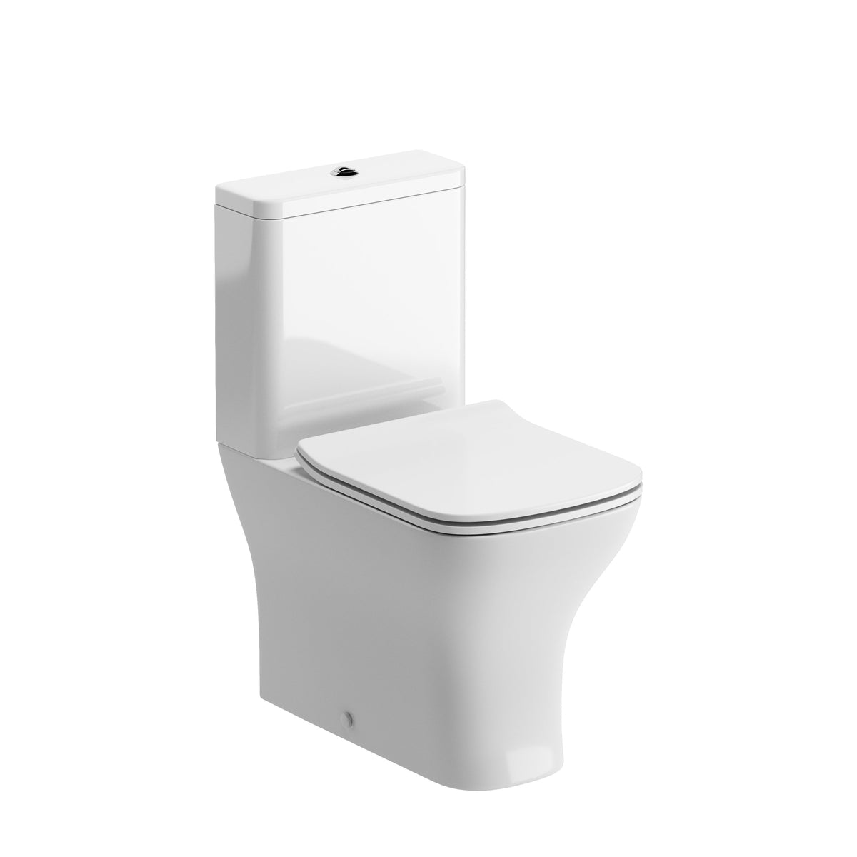 Cedar Short Projection Close Coupled Fully Shrouded WC & Slim Soft Close Seat