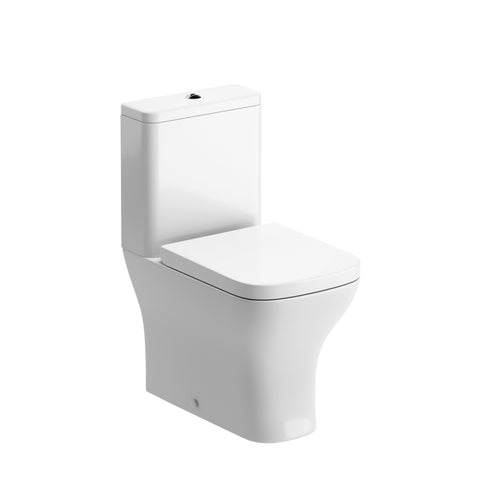 Cedar Short Projection Close Coupled Fully Shrouded WC & Wrapover Soft Close Seat