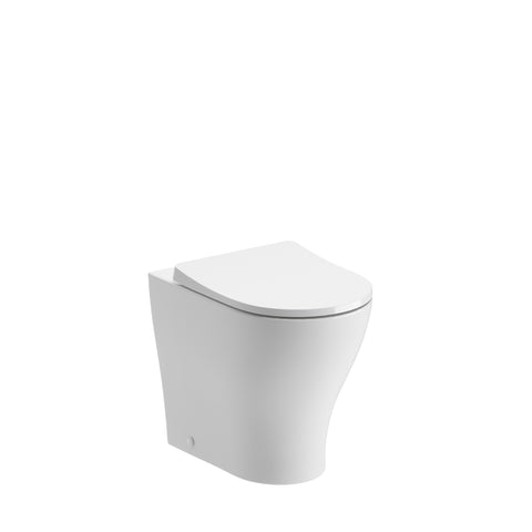 Liver Rimless Back To Wall WC & Soft Close Seat