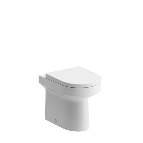 Ventura 900mm Furniture & BTW WC Pack - White Gloss (LH)