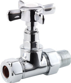 Crosshead Radiator Valves - Straight