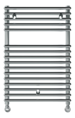 Temple Round Ladder Radiator (500x730mm) - Chrome