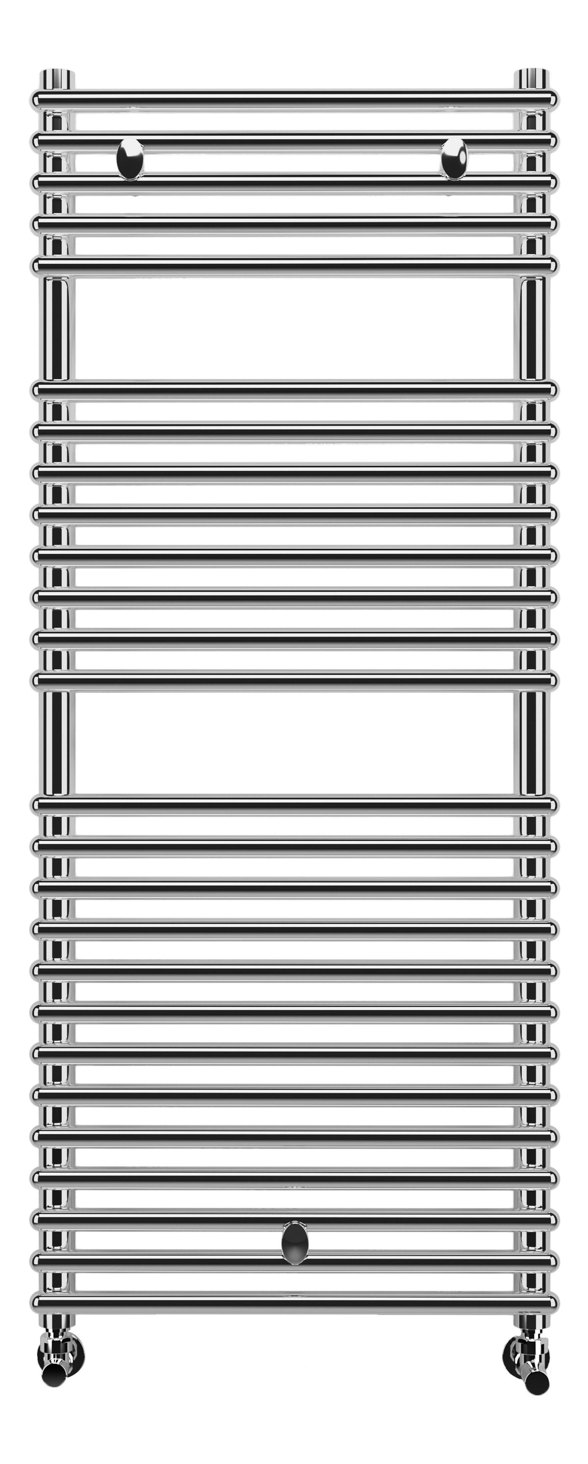 Temple Round Ladder Radiator (500x1190mm) - Chrome