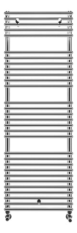 Temple Round Ladder Radiator (500x1450mm) - Chrome
