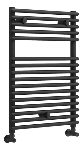 Temple Round Ladder Radiator (500x730mm) - Black