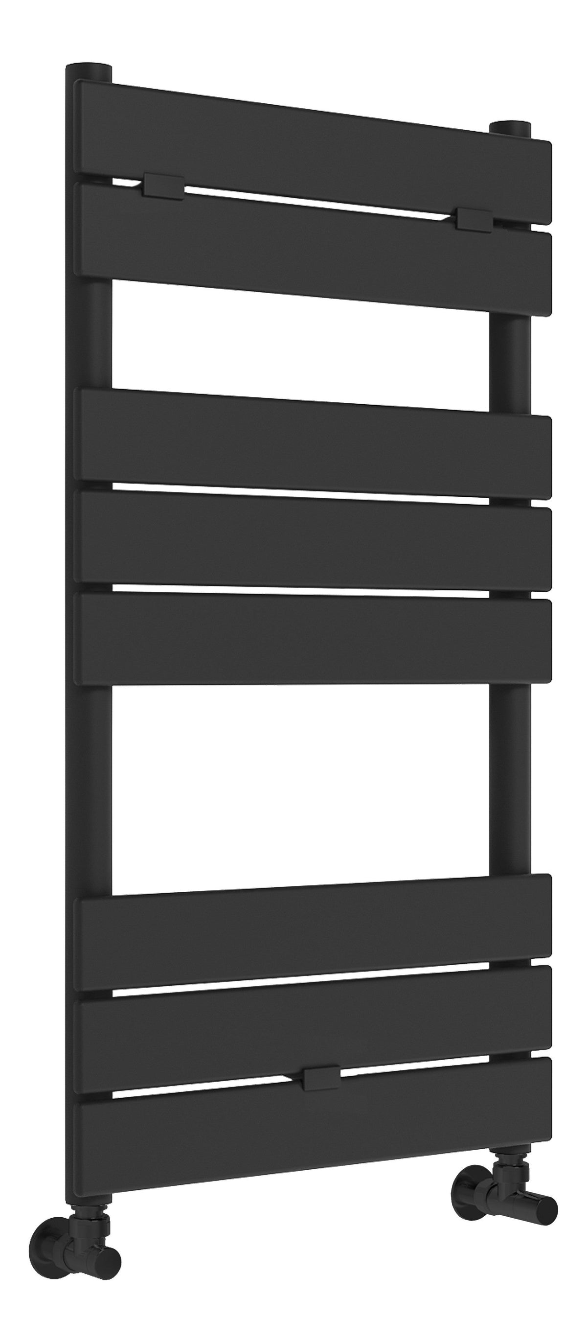 Flatte Square Ladder Radiator (500x840mm) - Black
