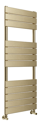 Flatte Square Ladder Radiator (500x1200mm) - Brushed Brass