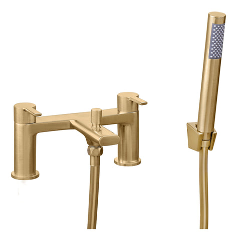 Evolve Bath/Shower Mixer - Brushed Brass