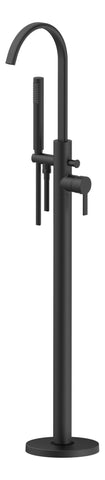 Evolve Floor Standing Bath/Shower Mixer - Matt Black