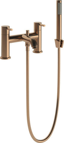 Pease Bath/Shower Mixer & Bracket - Brushed Bronze