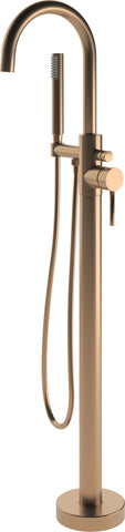 Pease Floor Standing Bath/Shower Mixer - Brushed Bronze