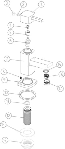 Toscaig Bath Taps - Chrome