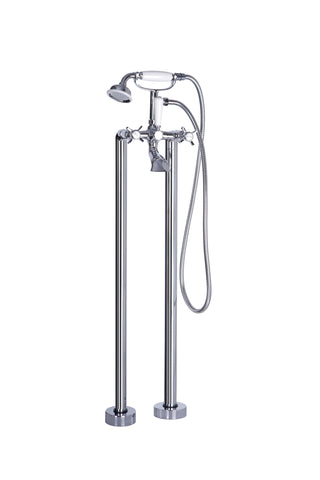 Borden Floor Standing Bath/Shower Mixer - Chrome
