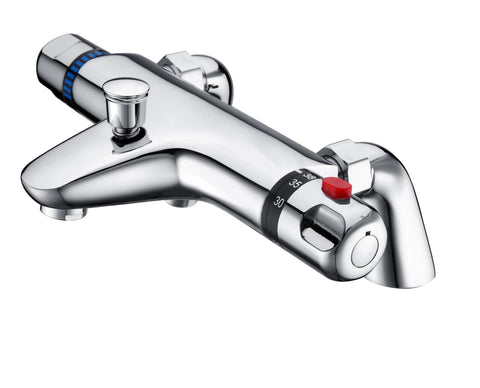 Deck Mounted Thermostatic Bath/Shower Mixer Valve - Chrome