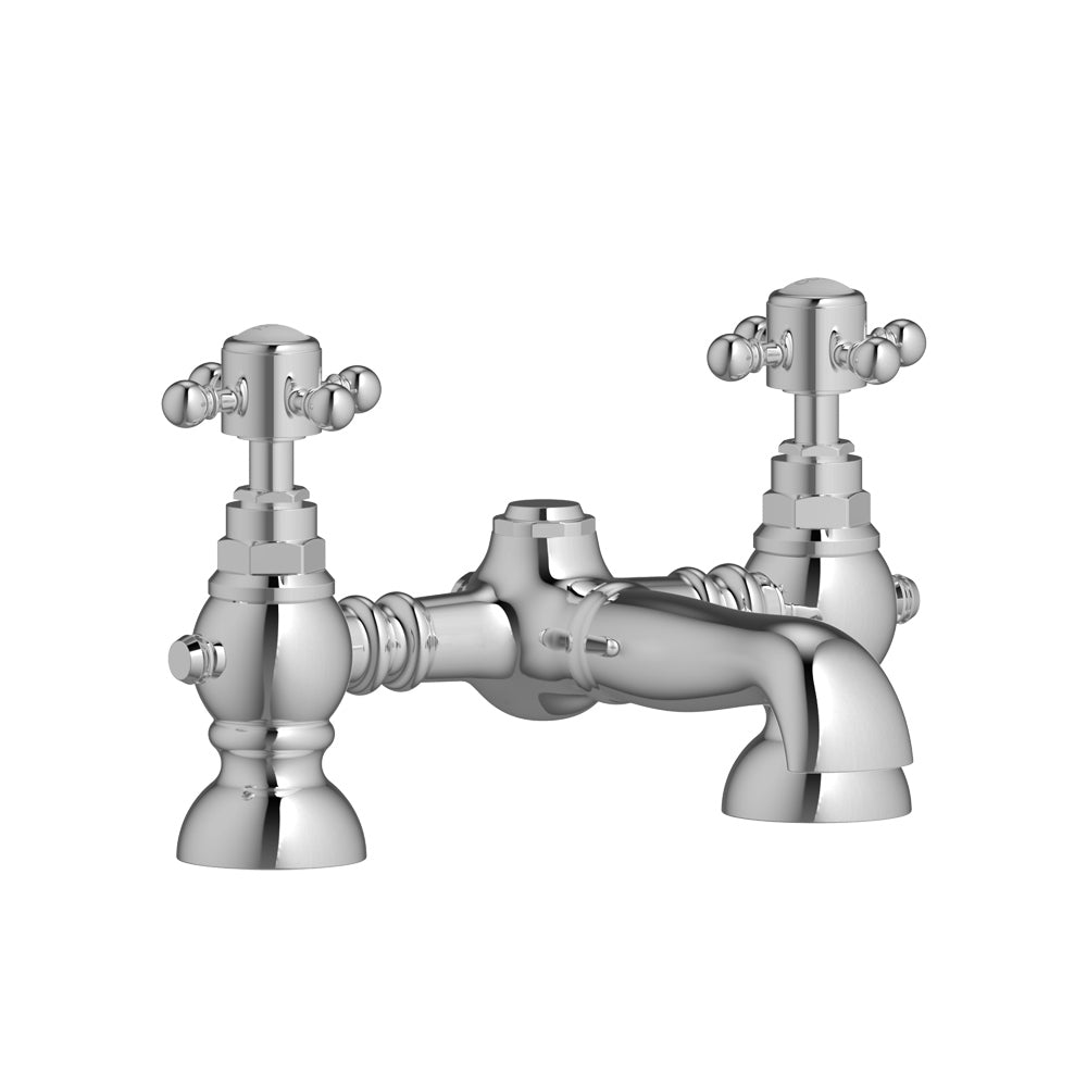 Tain Bath Filler - Chrome