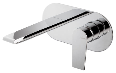 Vema Timea Wall Mounted Basin Mixer - Chrome