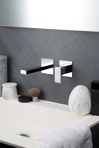 Vema Lys Wall Mounted Basin Mixer - Chrome