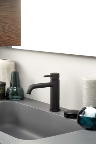 Vema Maira 4-Hole Deck Mounted Bath/Shower Mixer - Matt Black