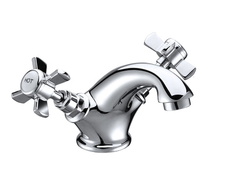 Borden Basin Mixer & Waste - Chrome