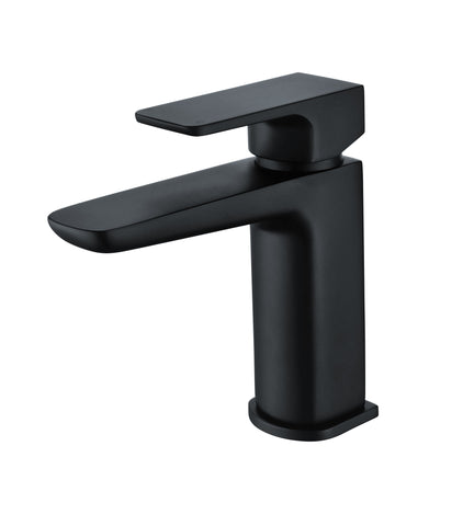 Berriedale Basin Mixer & Waste - Matt Black