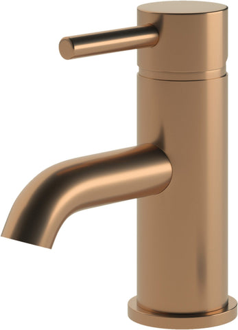 Pease Basin Mixer & Waste - Brushed Bronze