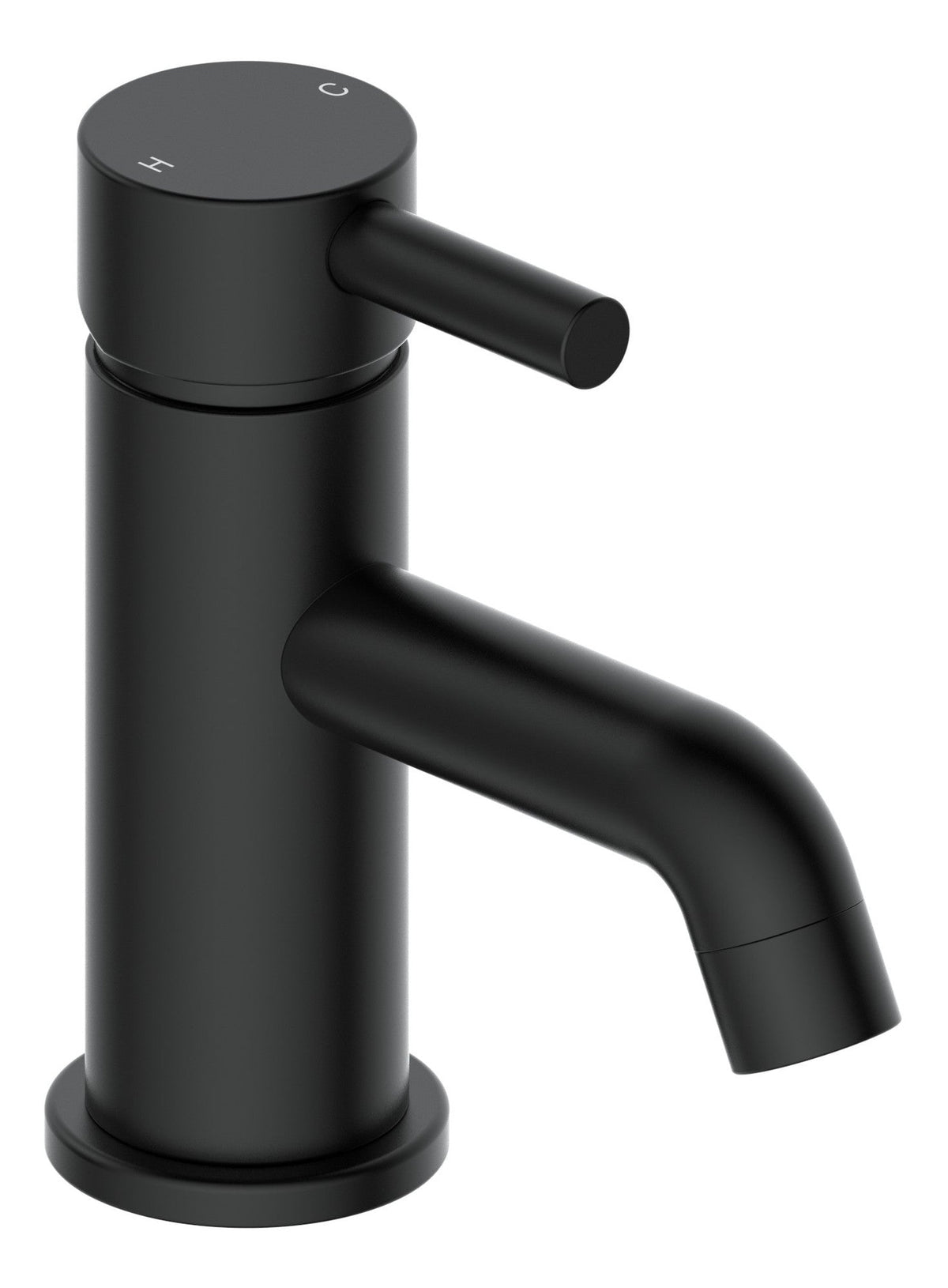 Pease Cloakroom Basin Mixer & Waste - Matt Black
