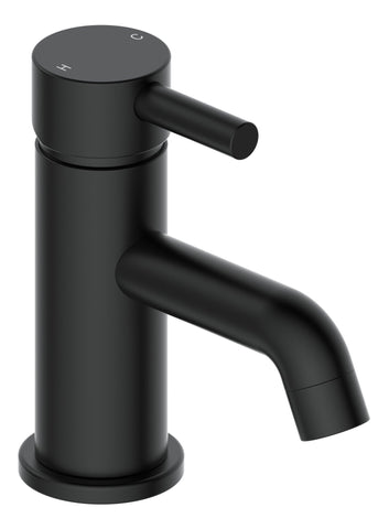 Pease Cloakroom Basin Mixer & Waste - Matt Black