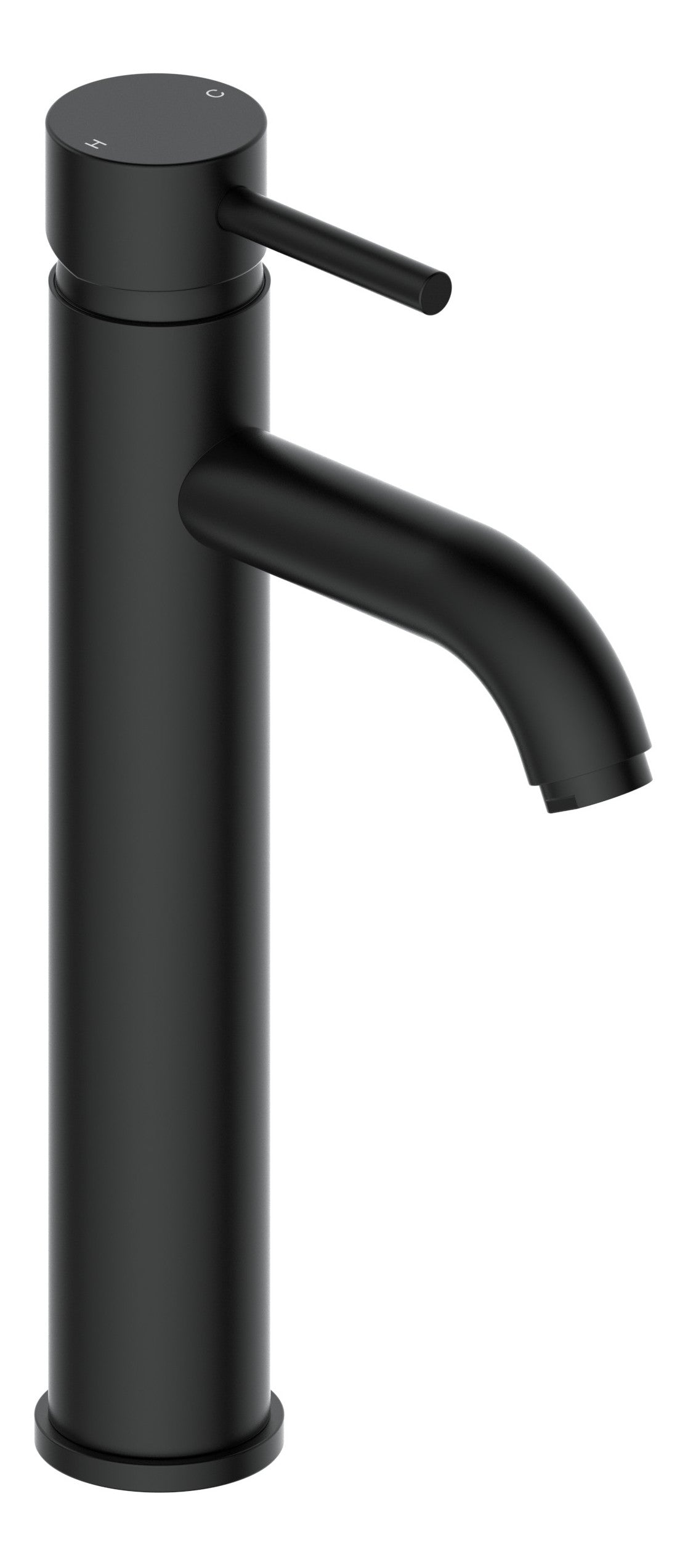 Pease Tall Basin Mixer - Matt Black
