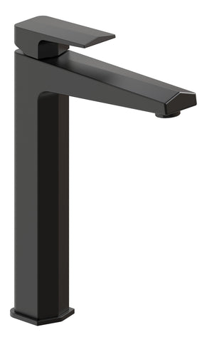 Rodela Tall Basin Mixer - Matt Black