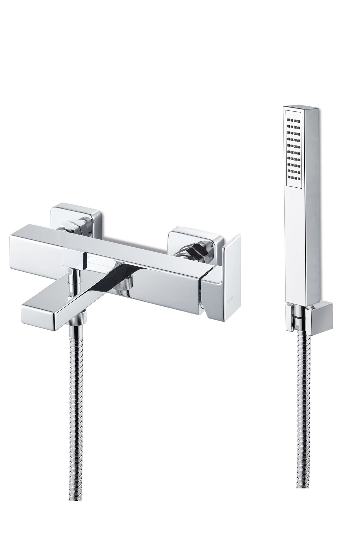 Vema Lys Wall Mounted Bath/Shower Mixer - Chrome