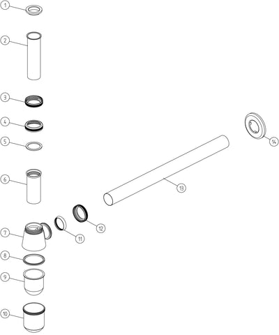 Bottle Trap - Chrome