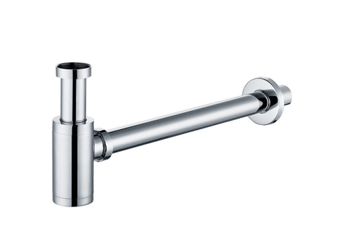 Modern Round Bottle Trap - Chrome