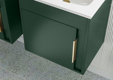 Elchaig 510mm Floor Standing Unit Inc. Basin - Matt Graphite Grey