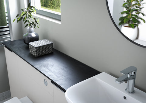Eder 600mm Standard WC Unit - Matt Dove Grey (Oak Cab)