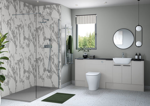 Eder 200mm Slim Base Unit - Matt Dove Grey (Oak Cab)
