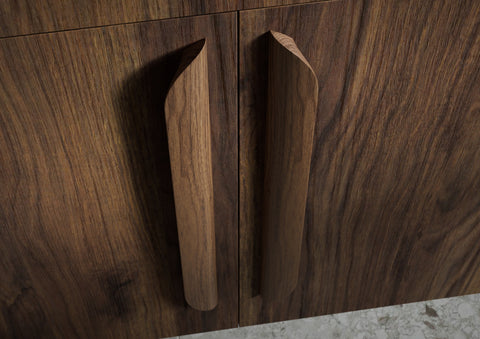 Eder 1236mm Slim Basin & WC Unit Pack - Warm Walnut (Oak Cab)