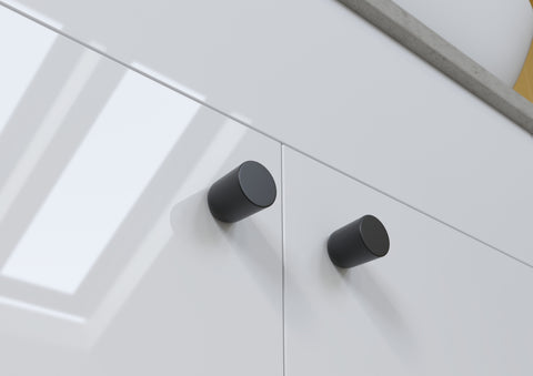 Eder 1236mm Slim Basin & WC Unit Pack - White Gloss (Grey Cab)