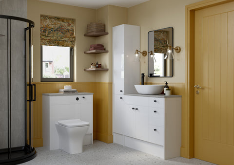 Eder Tall End Panel - White Gloss