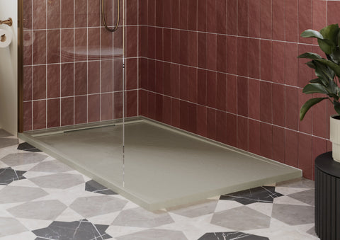 Elchaig 410mm Floor Standing Unit Inc. Basin - Matt Latte