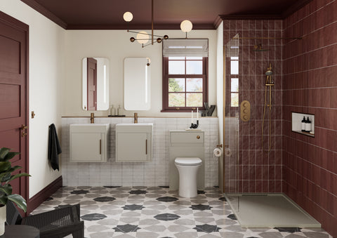 Elchaig 500mm Floor Standing WC Unit - Matt Latte