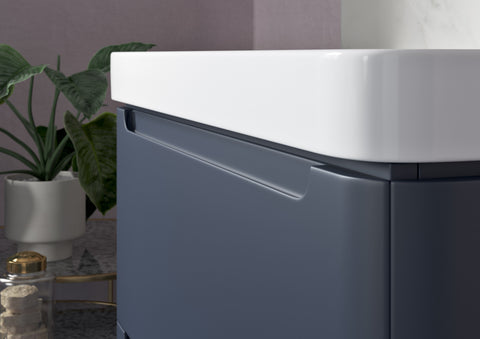 Lavant 550mm Floor Standing WC Unit - Matt Indigo