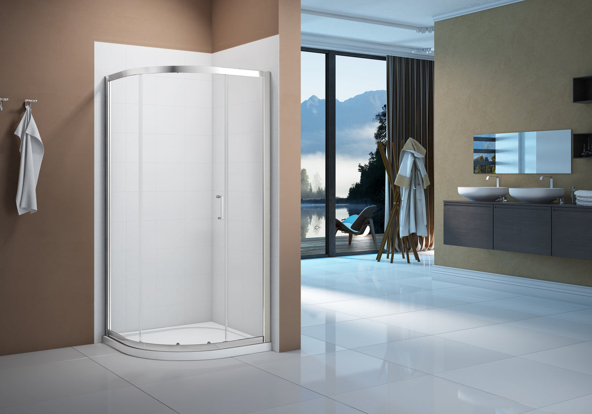 Merlyn Vivid Boost 1000x800mm 1 Door Offset Quadrant