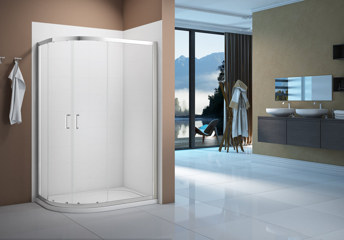 Merlyn Vivid Boost 1200x800mm 2 Door Offset Quadrant