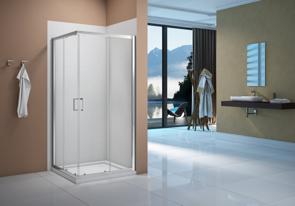 Merlyn Vivid Boost 800mm Corner Entry